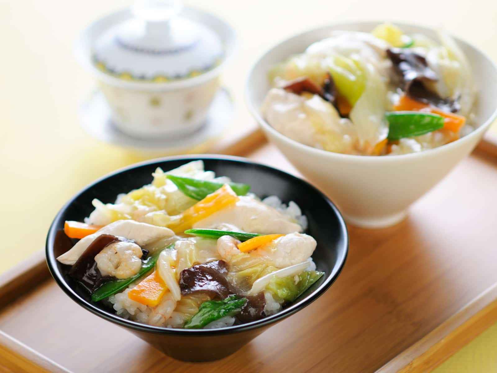 ヘルシー中華丼