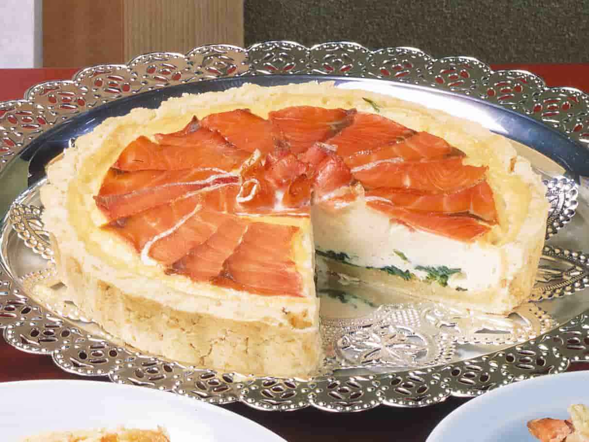 鮭と豆腐のタルト
