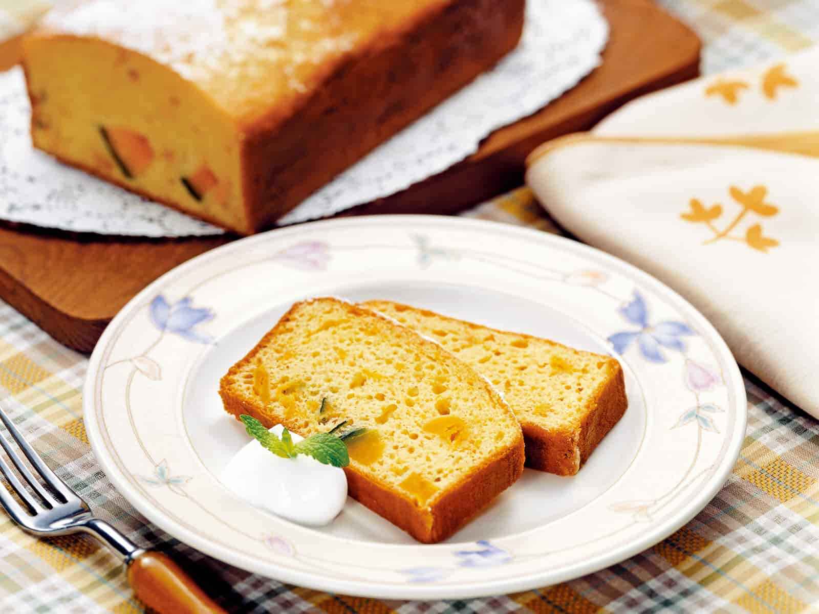 かぼちゃの豆乳パウンドケーキ