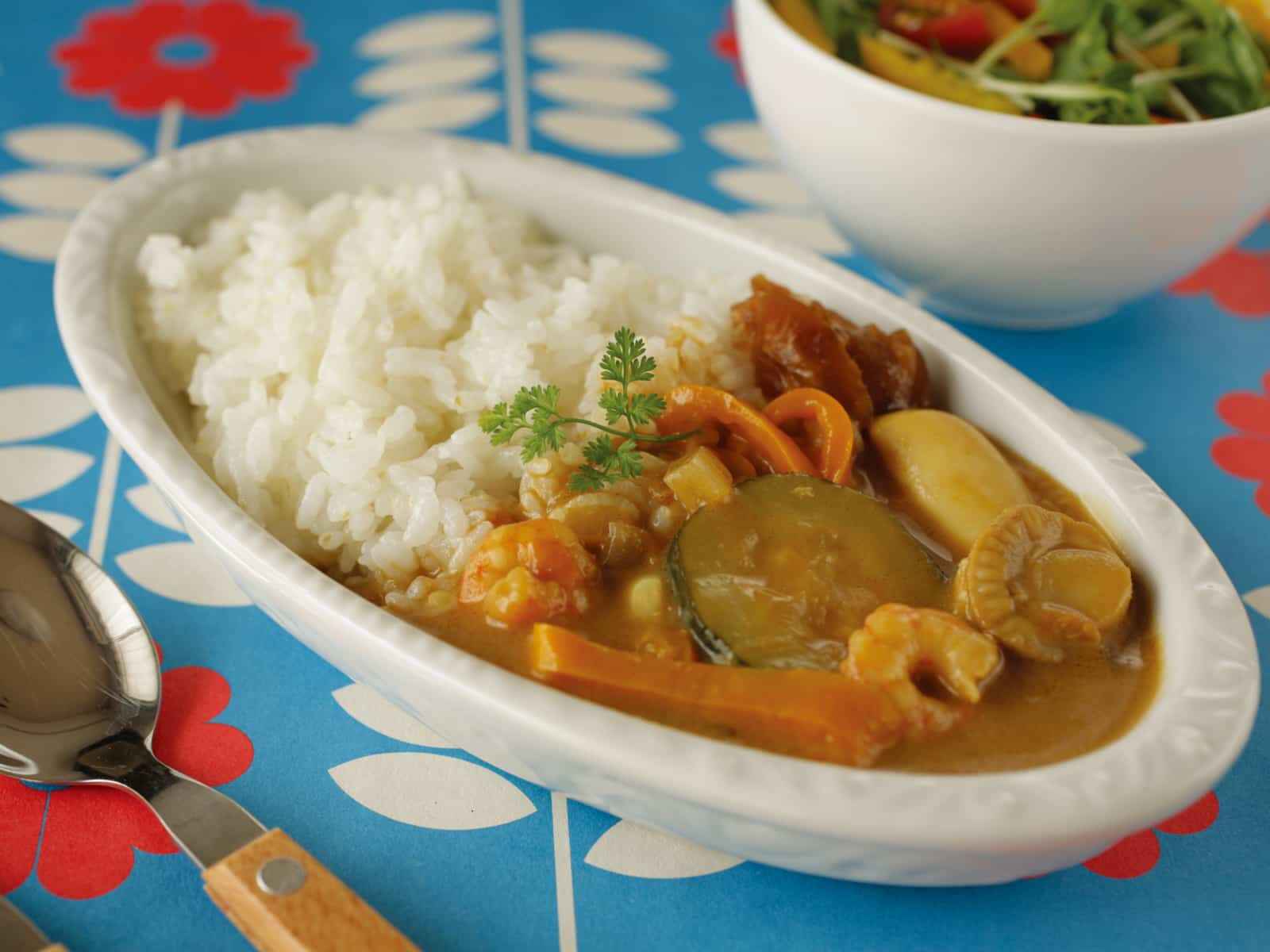 ミックスで簡単シーフードカレー