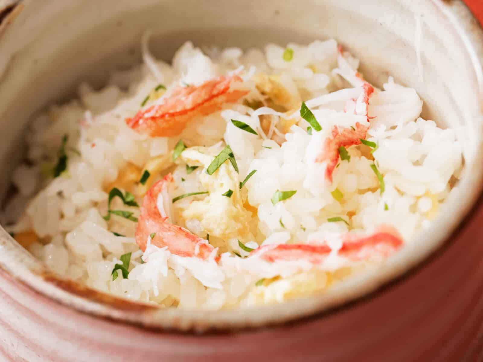 かにご飯