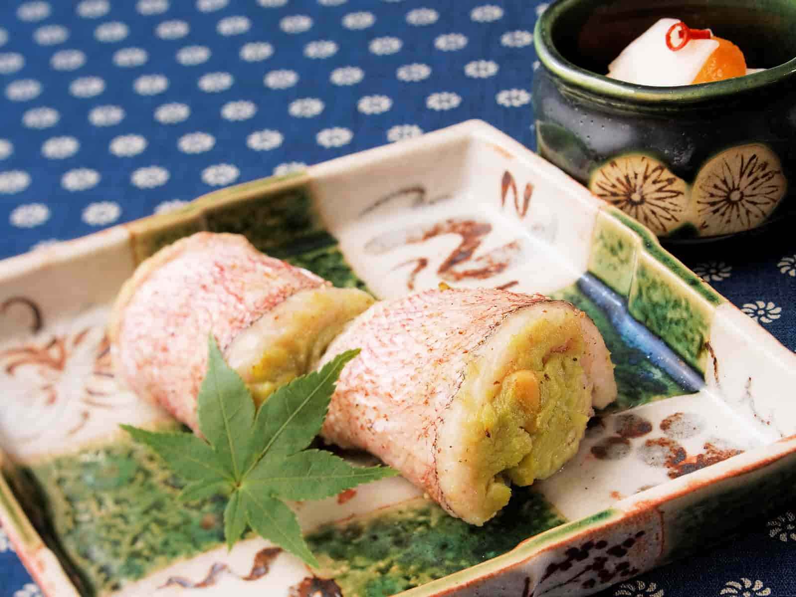 甘鯛のアボカドポテトサラダ焼き