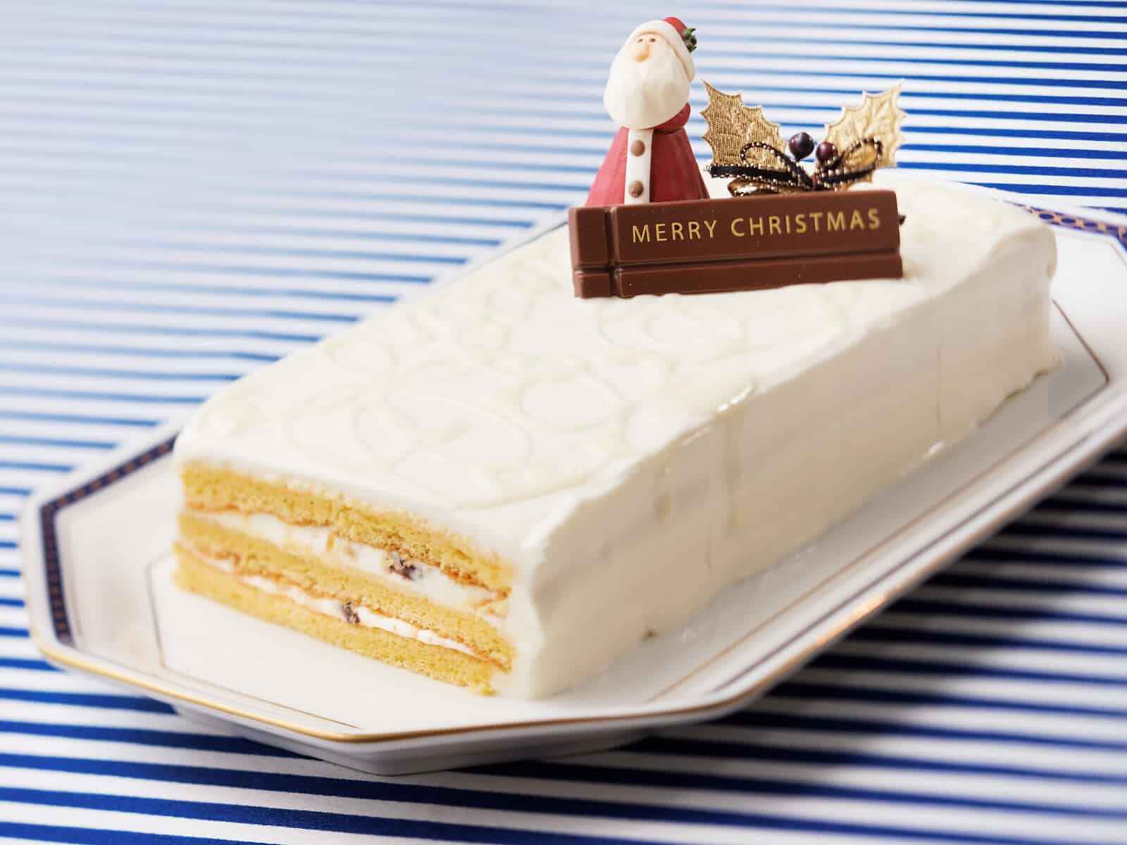 大人のホワイトクリスマスケーキ