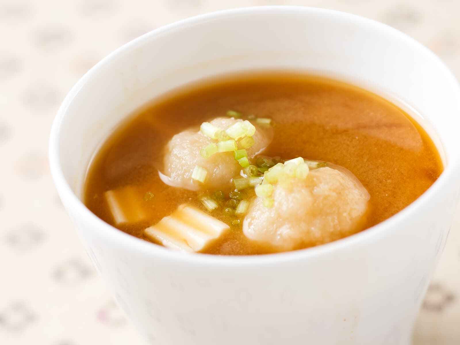 れんこん団子のみそ汁