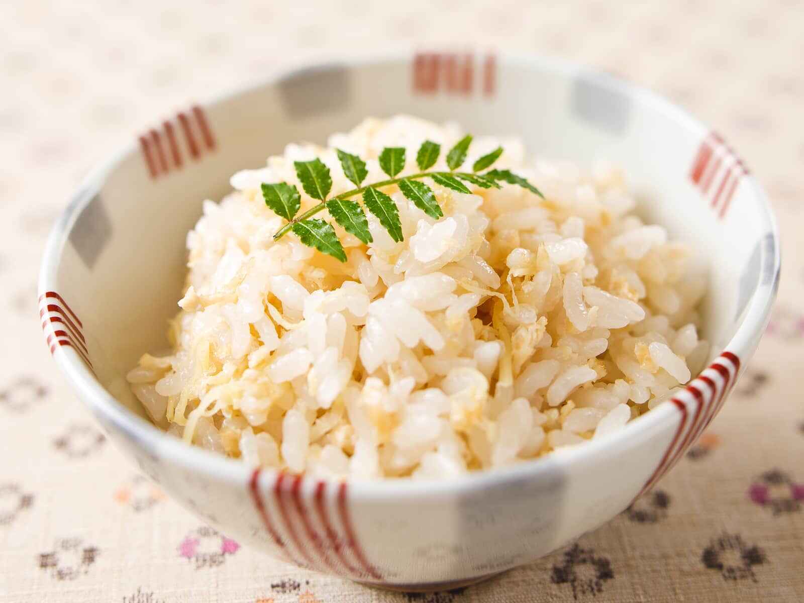 新しょうがの炊き込みご飯