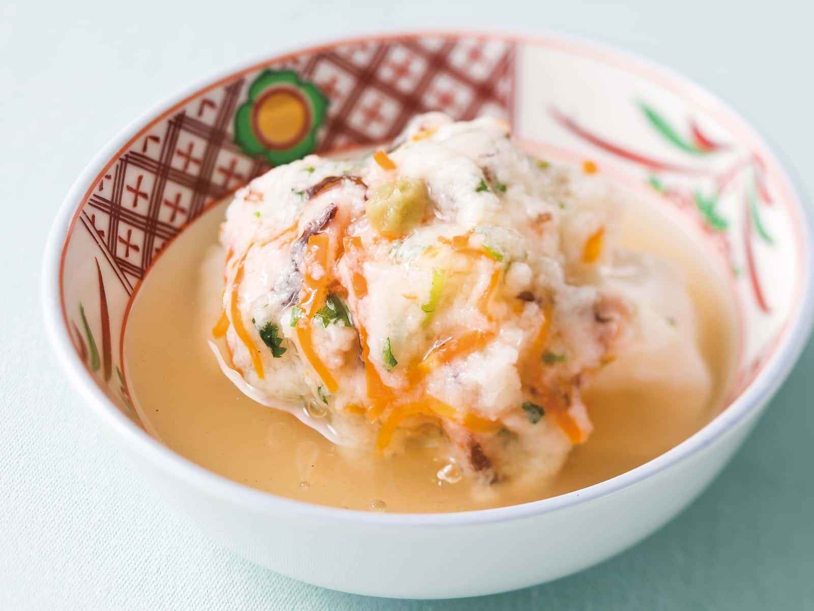 白身魚のかぶら蒸しの銀あん