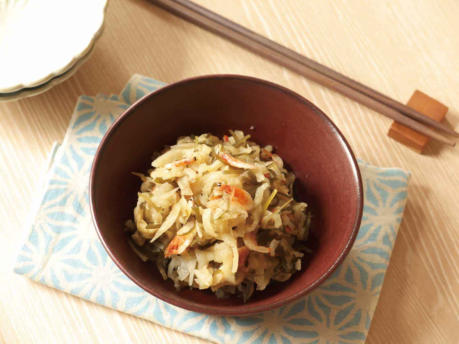 切り干し大根と昆布の煮物