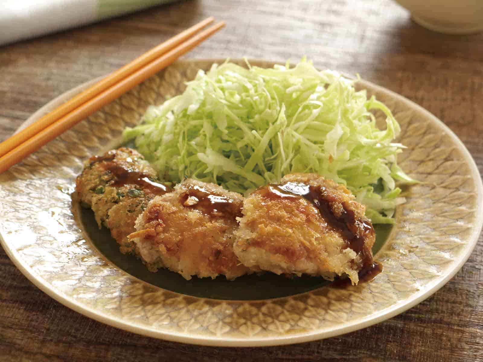 豚肉の2種のパン粉焼き