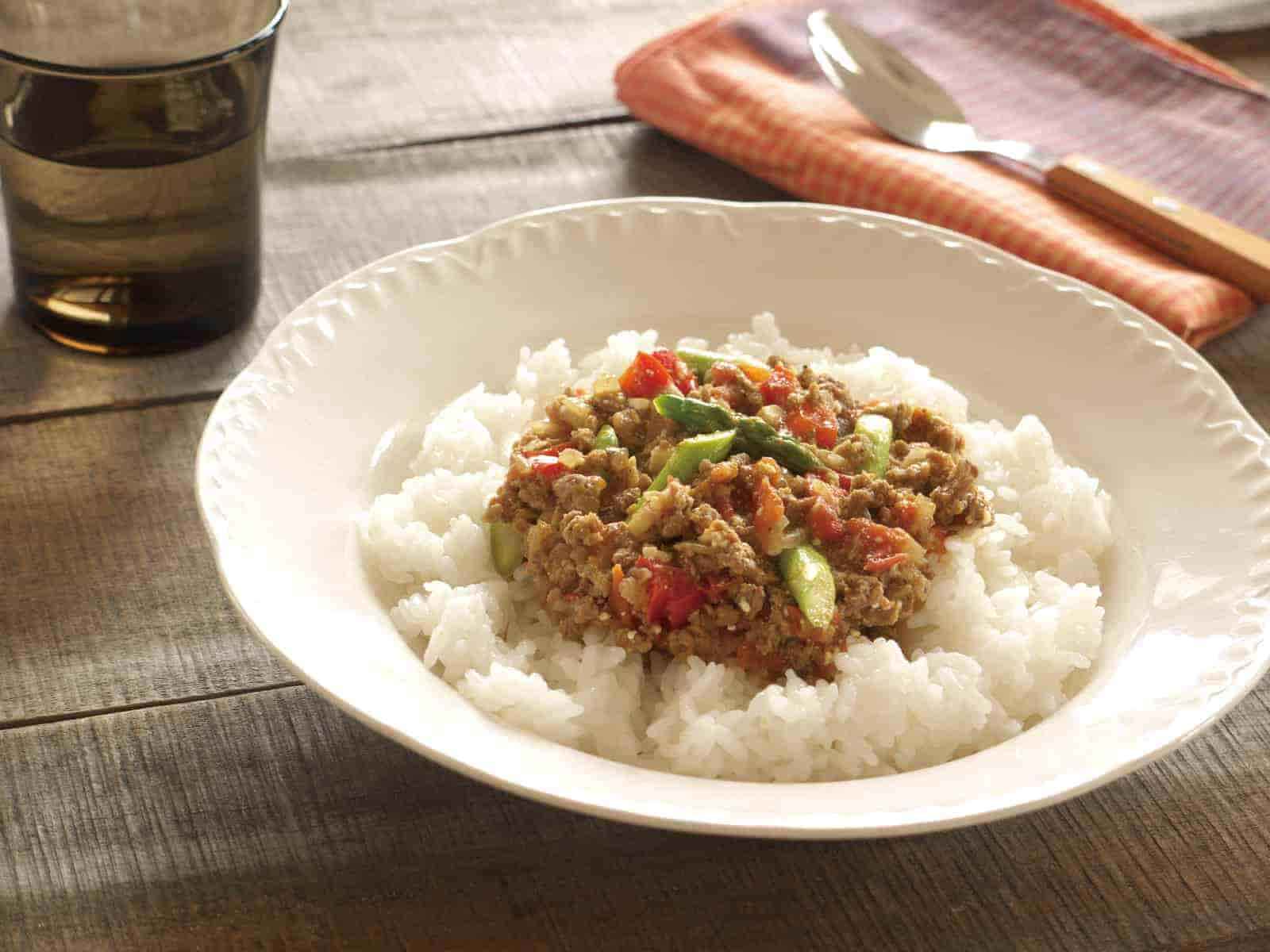 ビタミン野菜のチーズドライカレー